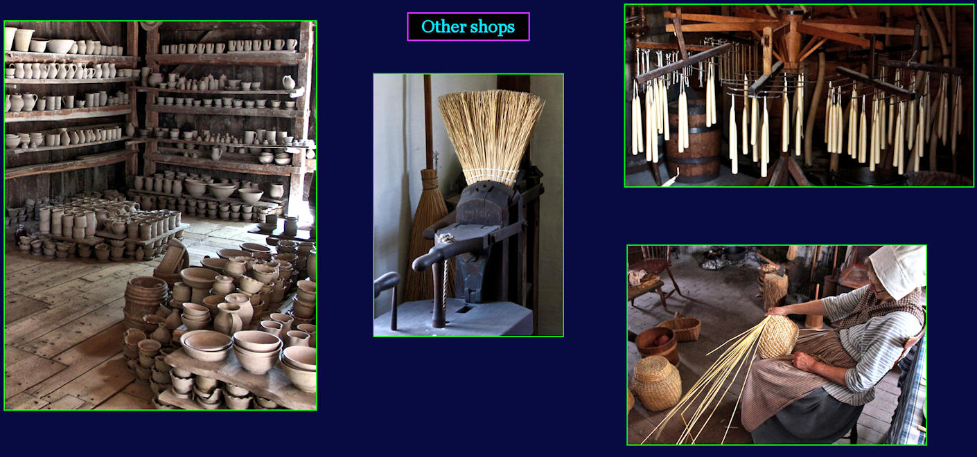 Craft shops, 1750